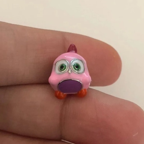 Zoe Angry Birds Hatchlings Pink and Purple Bird Charm - Picture 6 of 6